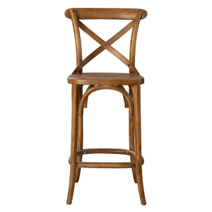 Modway Furniture Gear Counter Stool by Modway - Stylish Elm Construction, Comfortable Design for Modern Dining Spaces Walnut EEI-5562-WAL