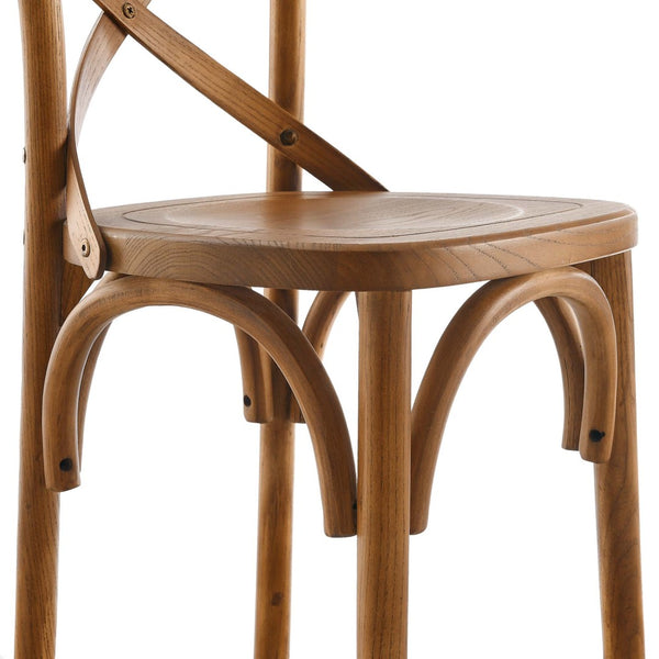 Modway Furniture Gear Counter Stool by Modway - Stylish Elm Construction, Comfortable Design for Modern Dining Spaces Walnut EEI-5562-WAL