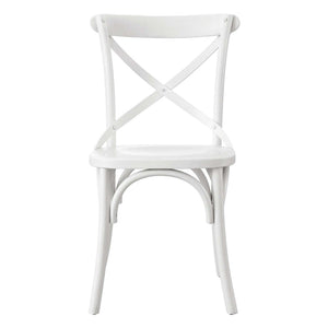 Modway Furniture Gear Dining Side Chair by Modway - Timeless Wood Design with Cushioned Comfort and Versatile Style White EEI-5564-WHI
