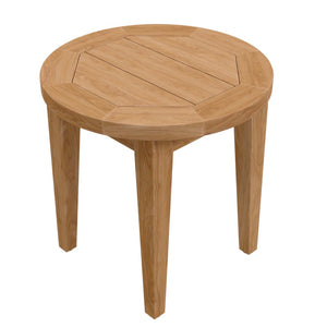 Modway Furniture Brisbane Teak Wood Outdoor Side Table - Stylish, Durable, Weather-Resistant Patio Accent Table EEI-5604-NAT