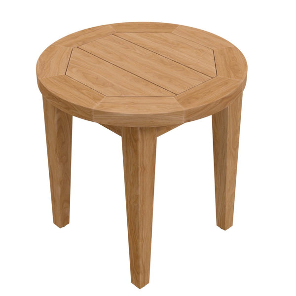 Modway Furniture Brisbane Teak Wood Outdoor Side Table - Stylish, Durable, Weather-Resistant Patio Accent Table EEI-5604-NAT