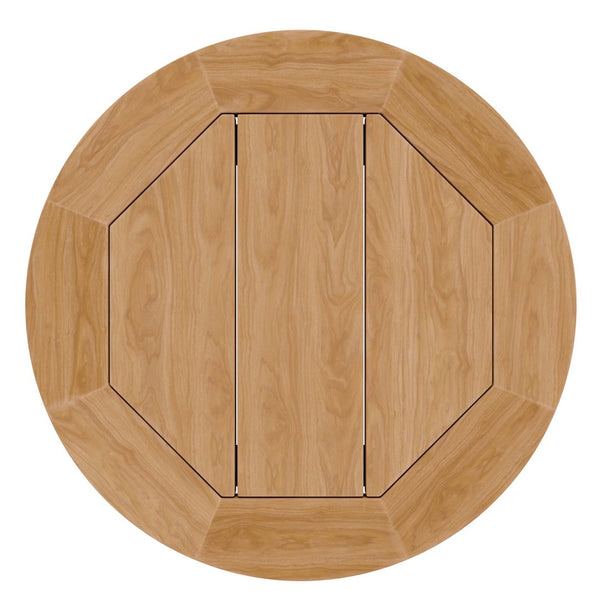 Modway Furniture Brisbane Teak Wood Outdoor Side Table - Stylish, Durable, Weather-Resistant Patio Accent Table EEI-5604-NAT