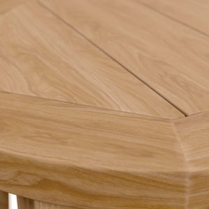 Modway Furniture Brisbane Teak Wood Outdoor Side Table - Stylish, Durable, Weather-Resistant Patio Accent Table EEI-5604-NAT