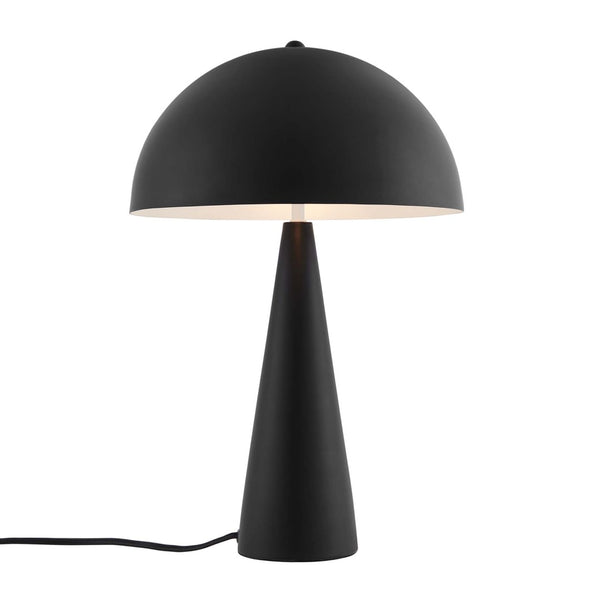 Modway Furniture Selena Metal Table Lamp - Sculptural Design for Mid-Century Modern Decor, Perfect Ambient Lighting Black EEI-5624-BLK