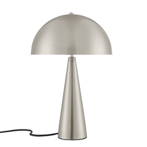 Modway Furniture Selena Metal Table Lamp - Sculptural Design for Mid-Century Modern Decor, Perfect Ambient Lighting Satin Nickel EEI-5624-SNL