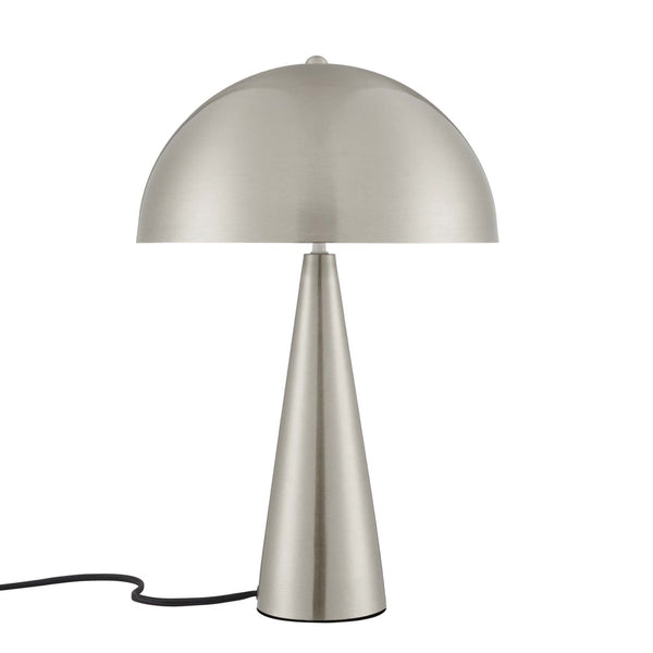 Modway Furniture Selena Metal Table Lamp - Sculptural Design for Mid-Century Modern Decor, Perfect Ambient Lighting Satin Nickel EEI-5624-SNL