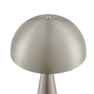 Modway Furniture Selena Metal Table Lamp - Sculptural Design for Mid-Century Modern Decor, Perfect Ambient Lighting Satin Nickel EEI-5624-SNL