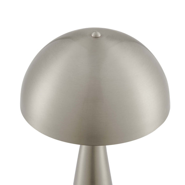 Modway Furniture Selena Metal Table Lamp - Sculptural Design for Mid-Century Modern Decor, Perfect Ambient Lighting Satin Nickel EEI-5624-SNL