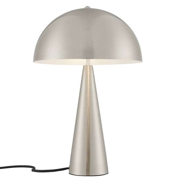 Modway Furniture Selena Metal Table Lamp - Sculptural Design for Mid-Century Modern Decor, Perfect Ambient Lighting Satin Nickel EEI-5624-SNL