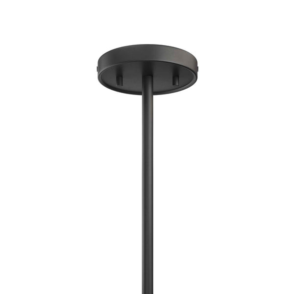 Modway Furniture Beacon 6-Light Chandelier - Modern Minimalist Design with Adjustable Height for Any Space EEI-5648-OPA-BLK