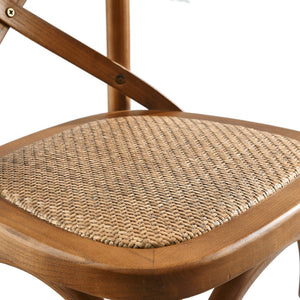 Modway Furniture Gear Counter Stool by Modway - Rustic Farmhouse Design with Durable Rattan Seat and Sturdy Elm Frame Walnut EEI-5667-WAL