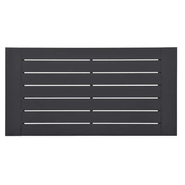 Modway Furniture Tahoe Outdoor Patio Aluminum Coffee Table - Sleek, Durable Design for Modern Outdoor Spaces Gray EEI-5677-GRY