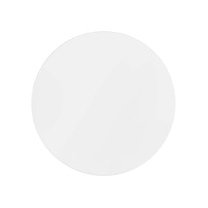 Modway Furniture Lippa 20" Round Wood Side Table - Mid-Century Modern Accent with Gold Base for Any Space EEI-5683-GLD-WHI