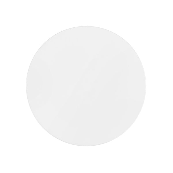 Modway Furniture Lippa Round Sintered Stone Side Table with Brushed Gold Pedestal Mid Century Modern Gold / White EEI-5686-GLD-WHI