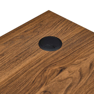 Modway Furniture Venture L-Shaped Desk for Home Office - Stylish Walnut Finish, Spacious Design & Easy Assembly EEI-5703-WAL