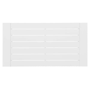 Modway Furniture Tahoe 2-Piece Outdoor Patio Set - Modern Powder-Coated Aluminum Sofa & Coffee Table for Comfort White White EEI-5750-WHI-WHI