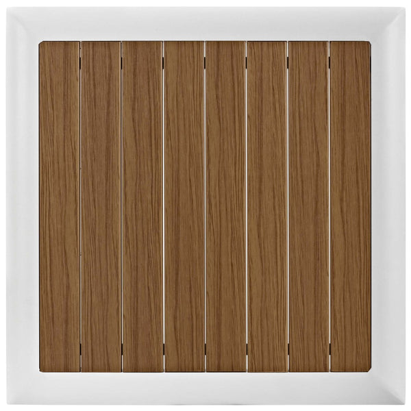 Modway Furniture Stance 4-Piece Modular Outdoor Sectional Sofa Set with Water-Resistant Cushions - Stylish Comfort EEI-5755-WHI-GRY