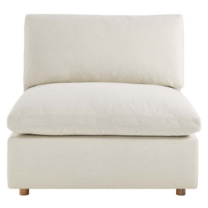 Modway Furniture Commix Six Piece Modular Sectional Sofa with Down Filled Linen Texture Cushions EEI-5761-LBG