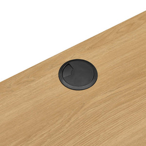 Modway Furniture Render Wall Mount Office Desk - Mid-Century Style Workspace with Ample Storage & Smart Design Oak EEI-5865-OAK