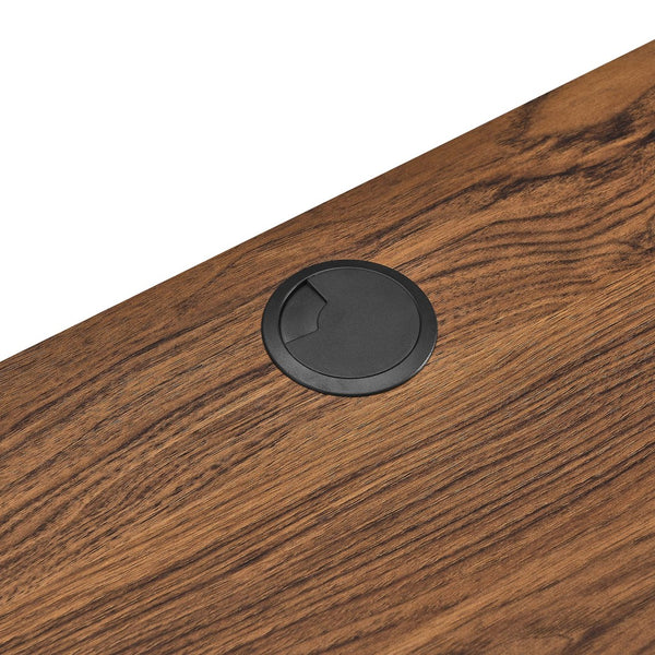 Modway Furniture Render Wall Mount Office Desk - Mid-Century Style Workspace with Ample Storage & Smart Design Walnut EEI-5865-WAL