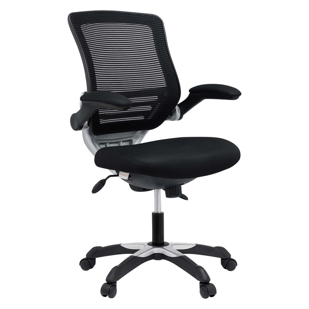 Modway Furniture Edge Mesh Office Chair - Adjustable Ergonomic Seating Solution for Comfort and Style at Work EEI-594-BLK
