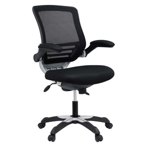 Modway Furniture Edge Mesh Office Chair - Adjustable Ergonomic Seating Solution for Comfort and Style at Work EEI-594-BLK
