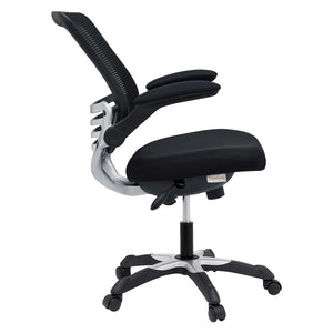 Modway Furniture Edge Mesh Office Chair - Adjustable Ergonomic Seating Solution for Comfort and Style at Work EEI-594-BLK