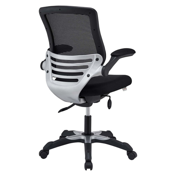 Modway Furniture Edge Mesh Office Chair - Adjustable Ergonomic Seating Solution for Comfort and Style at Work EEI-594-BLK