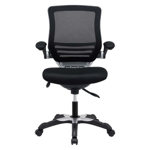 Modway Furniture Edge Mesh Office Chair - Adjustable Ergonomic Seating Solution for Comfort and Style at Work EEI-594-BLK