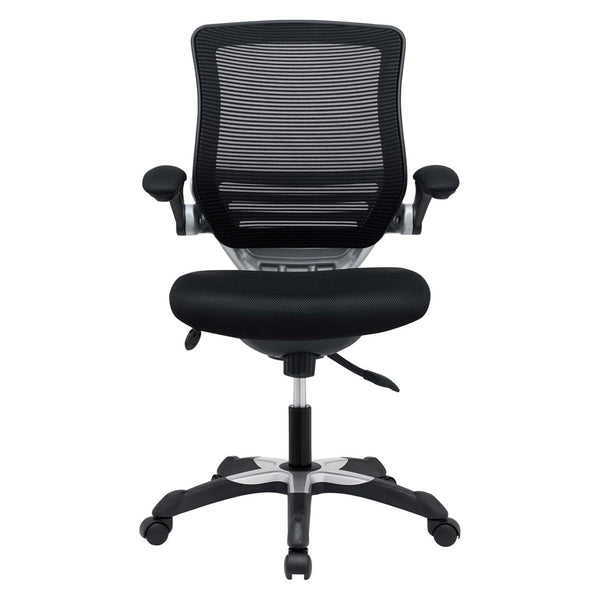 Modway Furniture Edge Mesh Office Chair - Adjustable Ergonomic Seating Solution for Comfort and Style at Work EEI-594-BLK