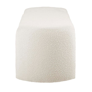 Modway Furniture Nebula Boucle Upholstered Bench – Stylish Ivory Storage Seat for Living Rooms, Bedrooms & Entryways EEI-6056-IVO