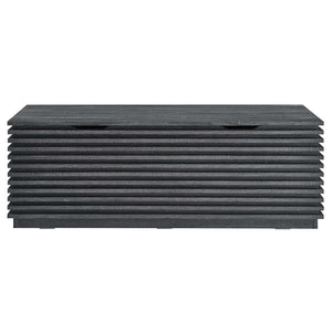 Modway Furniture Render Storage Bench - Mid-Century Modern Design with Stylish Storage and Easy Access for Any Space Charcoal EEI-6057-CHA