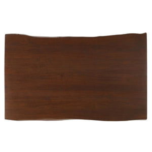 Modway Furniture Ardor 60" Live Edge Acacia Wood Dining Table - Handcrafted Mid-Century Design with Hairpin Legs Black Walnut EEI-6059-BLK-WAL