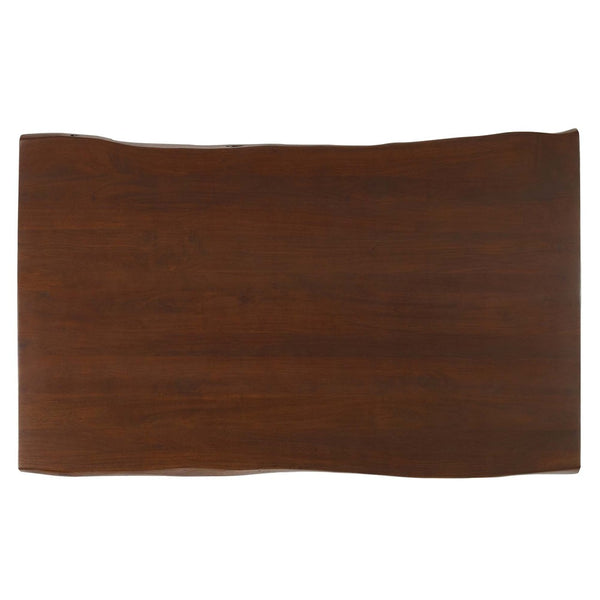 Modway Furniture Ardor 60" Live Edge Acacia Wood Dining Table - Handcrafted Mid-Century Design with Hairpin Legs Black Walnut EEI-6059-BLK-WAL