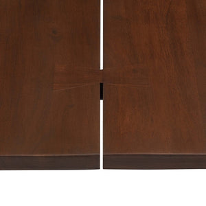 Modway Furniture Ardor 96" Live Edge Acacia Wood Dining Table with Hairpin Legs – Unique Centerpiece for Gatherings Gold Walnut EEI-6072-GLD-WAL