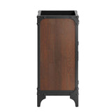 Modway Furniture Steamforge 18" Bathroom Vanity Cabinet (Sink Basin Not Included) Black Walnut 15 x 17 x 34