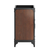 Modway Furniture Steamforge 24" Bathroom Vanity Cabinet (Sink Basin Not Included) Black Walnut 18 x 23 x 33