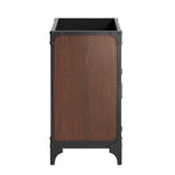 Modway Furniture Steamforge 30" Bathroom Vanity Cabinet (Sink Basin Not Included) Black Walnut 18 x 29 x 33