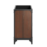 Modway Furniture Steamforge 36" Bathroom Vanity Cabinet (Sink Basin Not Included) Black Walnut 18 x 35 x 33