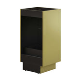 Modway Furniture Quantum 18" Bathroom Vanity Cabinet (Sink Basin Not Included) Gold 15 x 17.5 x 33