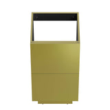 Modway Furniture Quantum 18" Bathroom Vanity Cabinet (Sink Basin Not Included) Gold 15 x 17.5 x 33