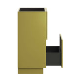 Modway Furniture Quantum 18" Bathroom Vanity Cabinet (Sink Basin Not Included) Gold 15 x 17.5 x 33