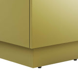 Modway Furniture Quantum 18" Bathroom Vanity Cabinet (Sink Basin Not Included) Gold 15 x 17.5 x 33