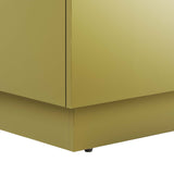 Modway Furniture Quantum 32" 	Bathroom Vanity Cabinet (Sink Basin Not Included) Gold 18 x 23 x 34