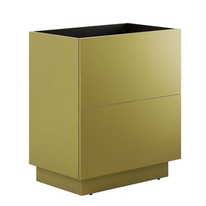 Modway Furniture Quantum 30" Bathroom Vanity Cabinet (Sink Basin Not Included) Gold 18 x 29 x 33