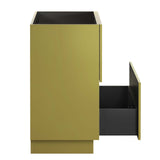 Modway Furniture Quantum 30" Bathroom Vanity Cabinet (Sink Basin Not Included) Gold 18 x 29 x 33