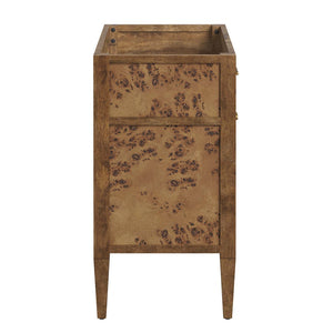 Modway Furniture Elysian 36" Wood Bathroom Vanity Cabinet - Stylish Solid Mango Design with Storage & Unique Grain EEI-6139-BRN