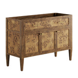 Modway Furniture Elysian 48" Wood Bathroom Vanity Cabinet (Sink Basin Not Included) Brown 18 x 48 x 33