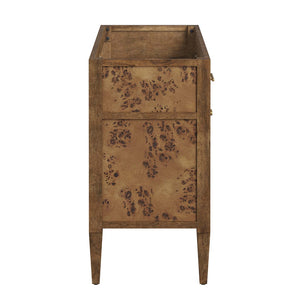 Modway Furniture Elysian 48" Wood Bathroom Vanity Cabinet – Stylish Storage Solution for Modern and Transitional Spaces Brown EEI-6140-BRN