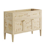 Modway Furniture Elysian 48" Wood Bathroom Vanity Cabinet (Sink Basin Not Included) Burl 18 x 48 x 33